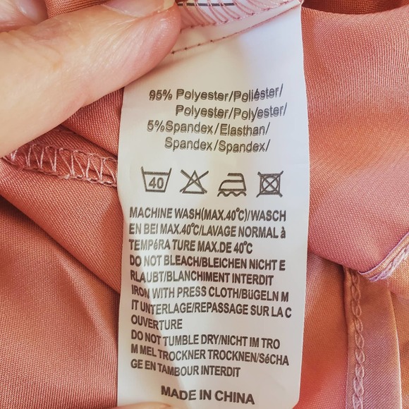 Ekouaer NWT Shorts Pajama Set Silky V-Neck Sz L Pink Barbiecore Bridal Lingerie - Picture 8 of 11